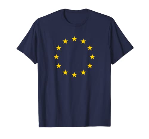 Europäische Union Flagge Europe Flag EU Flaggen Damen Herren T-Shirt Europäische Union Flagge Europe Flag EU Flaggen Damen Herren T-Shirt von Europa-Flagge Geschenk Co.
