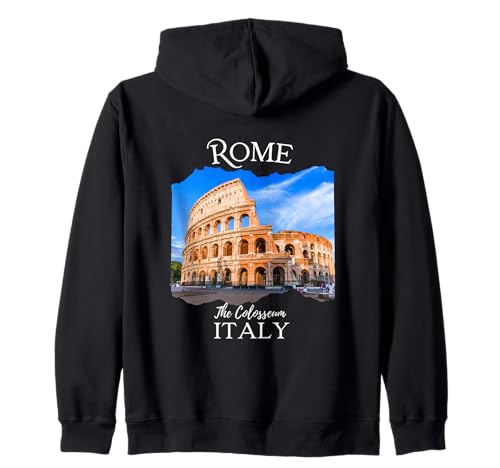 Das Kolosseum Rom Italien Tourist Souvenir Andenken Frauen Kapuzenjacke von Europe Vacation Italian Language Trip Historic