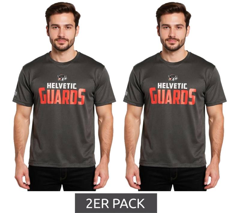 2er Sparpack European League Of Football Helvetic Guards T-Shirts tiefschwarz 2er Sparpack European League Of Football Helvetic Guards T-Shirts tiefschwarz von European League Of Football