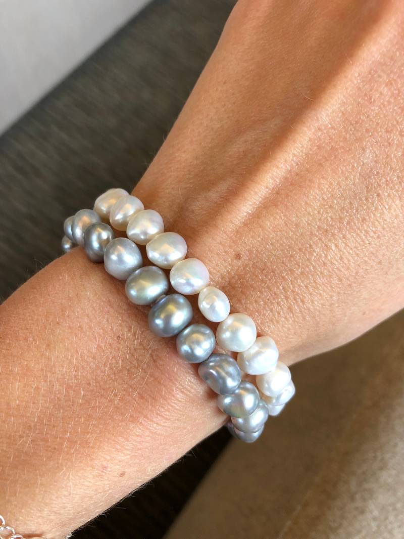 Ein Barockperlenarmband, Echte Perlen - 20% Für Wohltätige Zwecke Gespendet von EuropeanGreenGoods