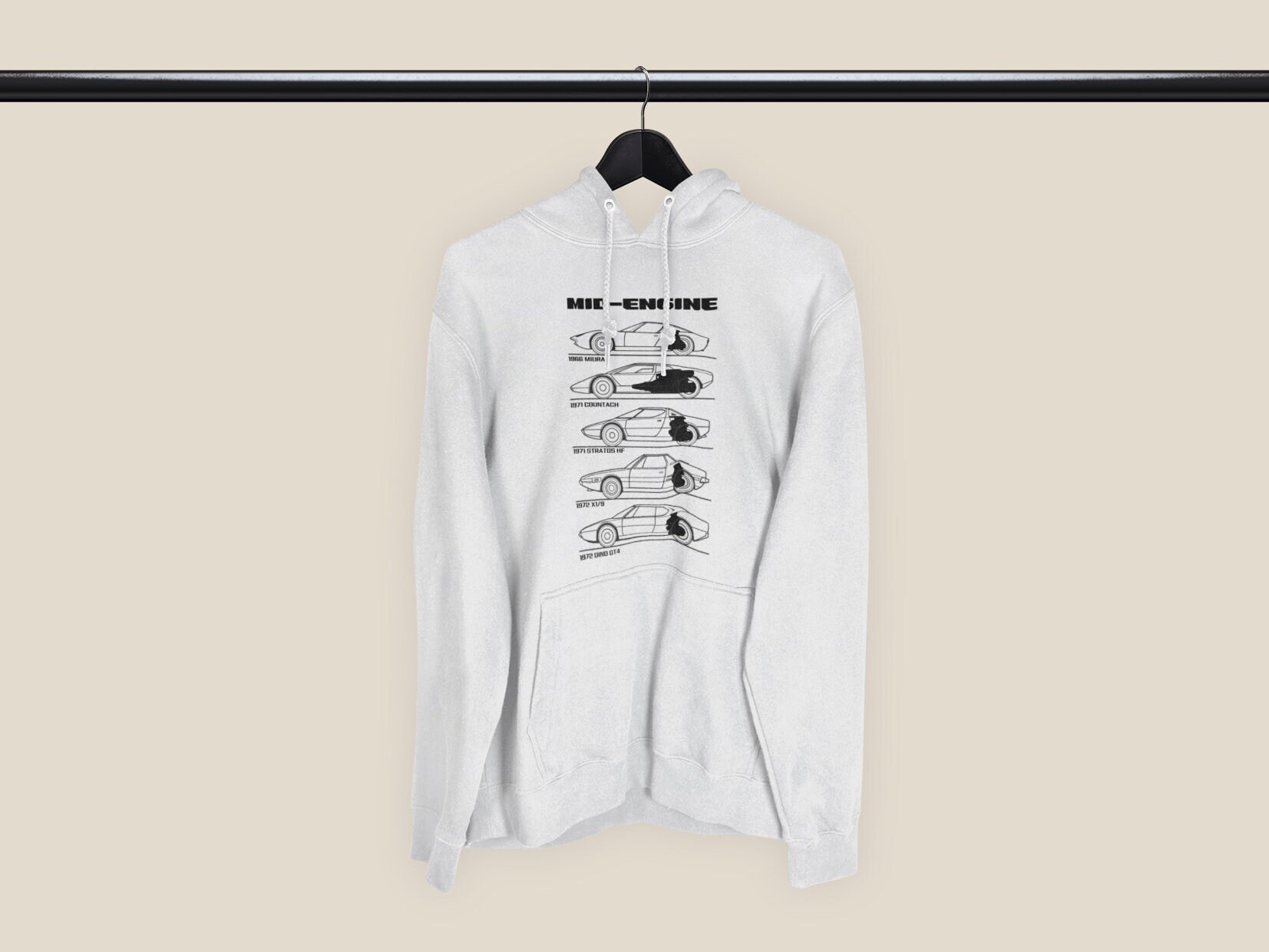 Hoodie Mit Heckantrieb Hoodie Mit Heckantrieb von EuropeanVintageCar