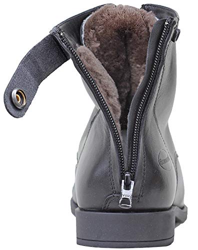 Euroriding Davos Jodhpur Stiefeletten Winter m.Lammfell schwarz mit RV hinten 39 von Euroriding