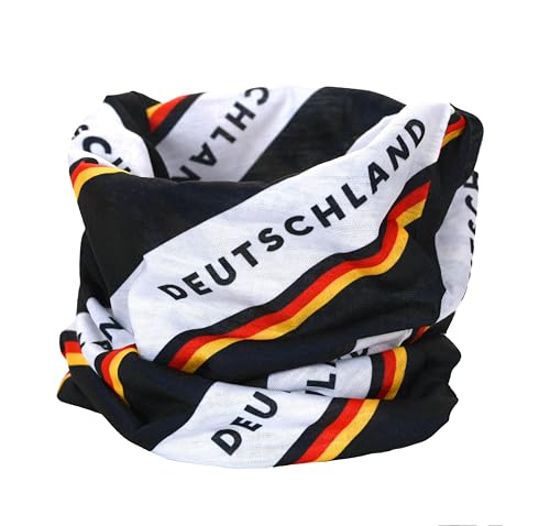 Euroscarves Germany Deutschland Neck Gaiter Schlauchschal (Bandana, Sturmhaube, Skimaske, Stirnband), deutschland, Fits all von Euroscarves