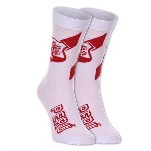 Socken mit ländlichem Motiv, Größe L, Schuhgröße 43-47, hergestellt in der EU (Peru), Peru, Large von Euroscarves