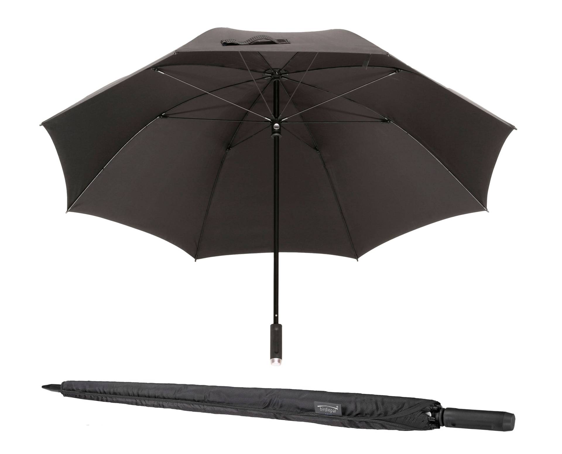 EuroSCHIRM Stockregenschirm "birdiepal rain" Regenschirm für Zwei, extra großes Dach in XXL-Größe von Euroschirm