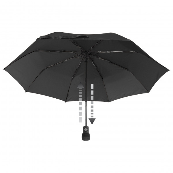 EuroSchirm - Light Trek Automatic - Regenschirm schwarz von Euroschirm