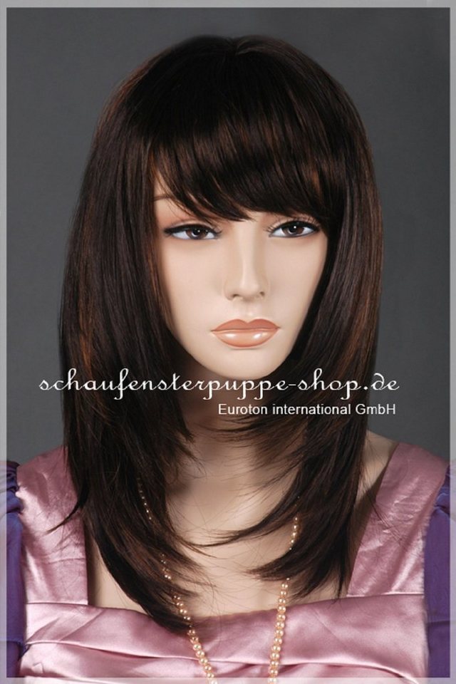 Eurotondisplay Kunsthaarperücke Diverse Perücken in verschienden Farben Kunsthaar Schaufensterpuppe, Schicke Perücke von Eurotondisplay