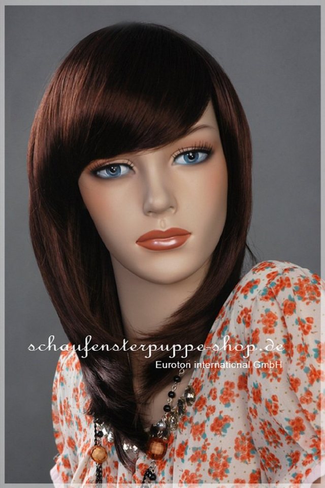 Eurotondisplay Kunsthaarperücke Diverse Perücken in verschienden Farben Kunsthaar Schaufensterpuppe, Schicke Perücke von Eurotondisplay