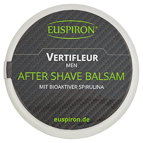 Vertifleur Men After Shave Balsam Mini (5 ml) - beruhigt und erfrischt Männerhaut nach der Rasur, verringert Hautirritationen, kein Brennen auf der Haut von Euspiron