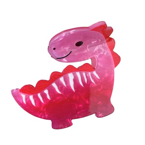 Euyehn Acryl-Dinosaurier-Haarnadeln, lustige Dinosaurier-Haarspange, rutschfeste Acryl-Kopfschmuck-Styling-Werkzeuge, starker Halt, Haarschmuck für den täglichen Gebrauch von Euyehn