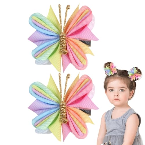 Euyehn Bunte Haarspangen,Schmetterlings-Haarspangen für Frauen, Lustige süße Netz-Haarspangen, Kreative lustige Netz-Haarspange, festliches Netz, exquisiter Clip-Haarschmuck für Frauen von Euyehn
