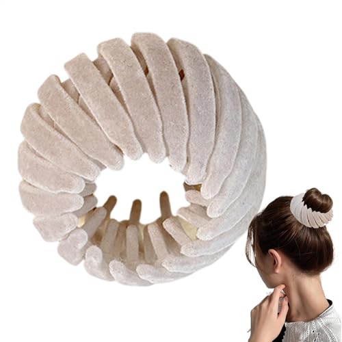 Euyehn Erweiterbarer Pferdeschwanz-Halter – Styling-Haarspangen, rutschfest, Styling-Haarspangen, erweiterbare Nistplatte, Haarnadel, Haar-Zubehör für Frauen von Euyehn