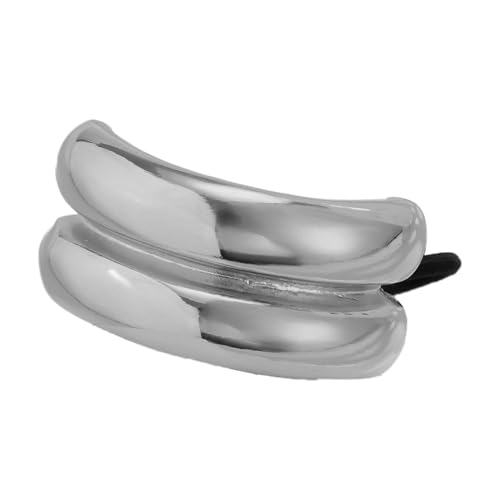 Euyehn Haarmanschette, Pferdeschwanzmanschette, Doppelter -Pferdeschwanz-Haargummi, Modische Ellipsen-elastische Haarmanschette, Retro-Temperament-Stirnband für Frauen und Mädchen von Euyehn