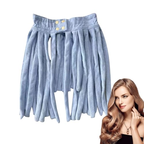 Euyehn Hitzefreie Lockenwickler, Lockenstäbe, Hitzefreier Lockenstab, Stirnband - 2 in 1 hitzefreie Locken über Nacht - Wasserabsorbierender Haarschmuck für Frauen, Nudelformen-Design für Mädchen, von Euyehn