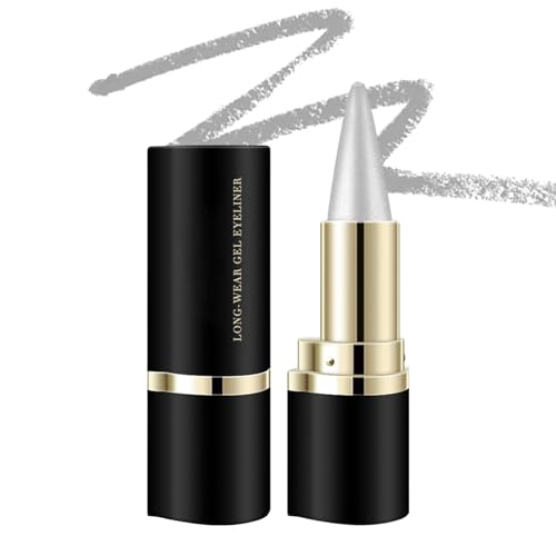 Euyehn Schwarzer Eyeliner-Stift, Langlebiger Gel-Eyeliner, Wasserfest, Wasserfester Und Wischfester Schwarzer Eyeliner-Gel-Stift Zum Kreieren Verschiedener Eyeliner-Looks von Euyehn