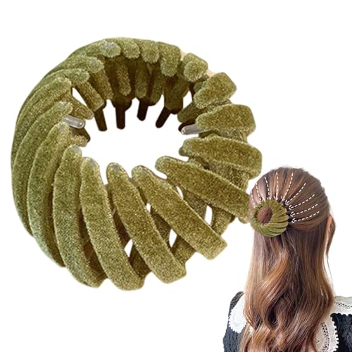 Euyehn Vogelnest Magische Haarspange | Vogelnest Haarspange - Styling Haarspangen Erweiterbar Nest Platte Haarnadel Haarschmuck für Frauen von Euyehn