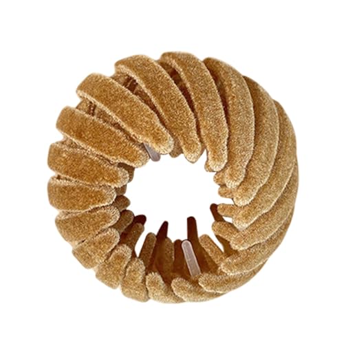 Euyehn Vogelnest Pferdeschwanzhalter | Pferdeschwanzhalter Dutt Maker | Styling Haarspangen Erweiterbar Nest Platte Haarnadel Haarschmuck für Frauen von Euyehn