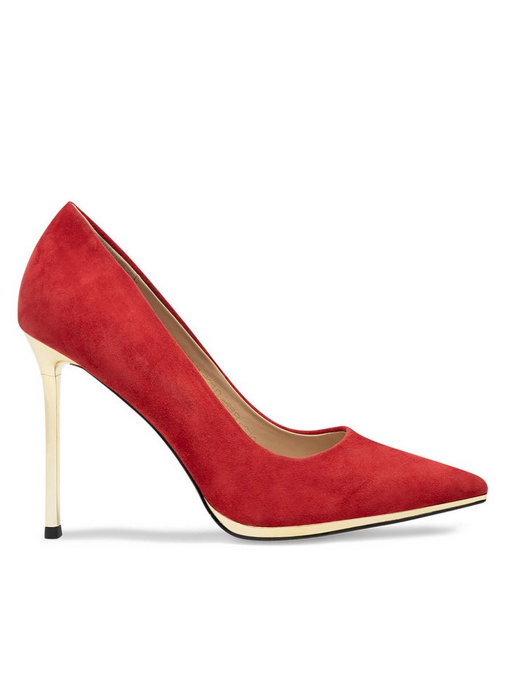 Eva Minge Eva Minge High Heels Damen JEANNETTE-2508-1-3 Rot High-Heel-Stiefel von Eva Minge