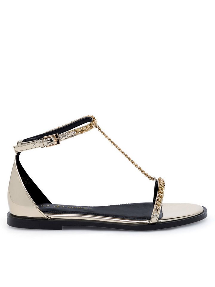 Eva Minge Sandalen ALBINA-F50-298-1 Goldfarben Sandale von Eva Minge