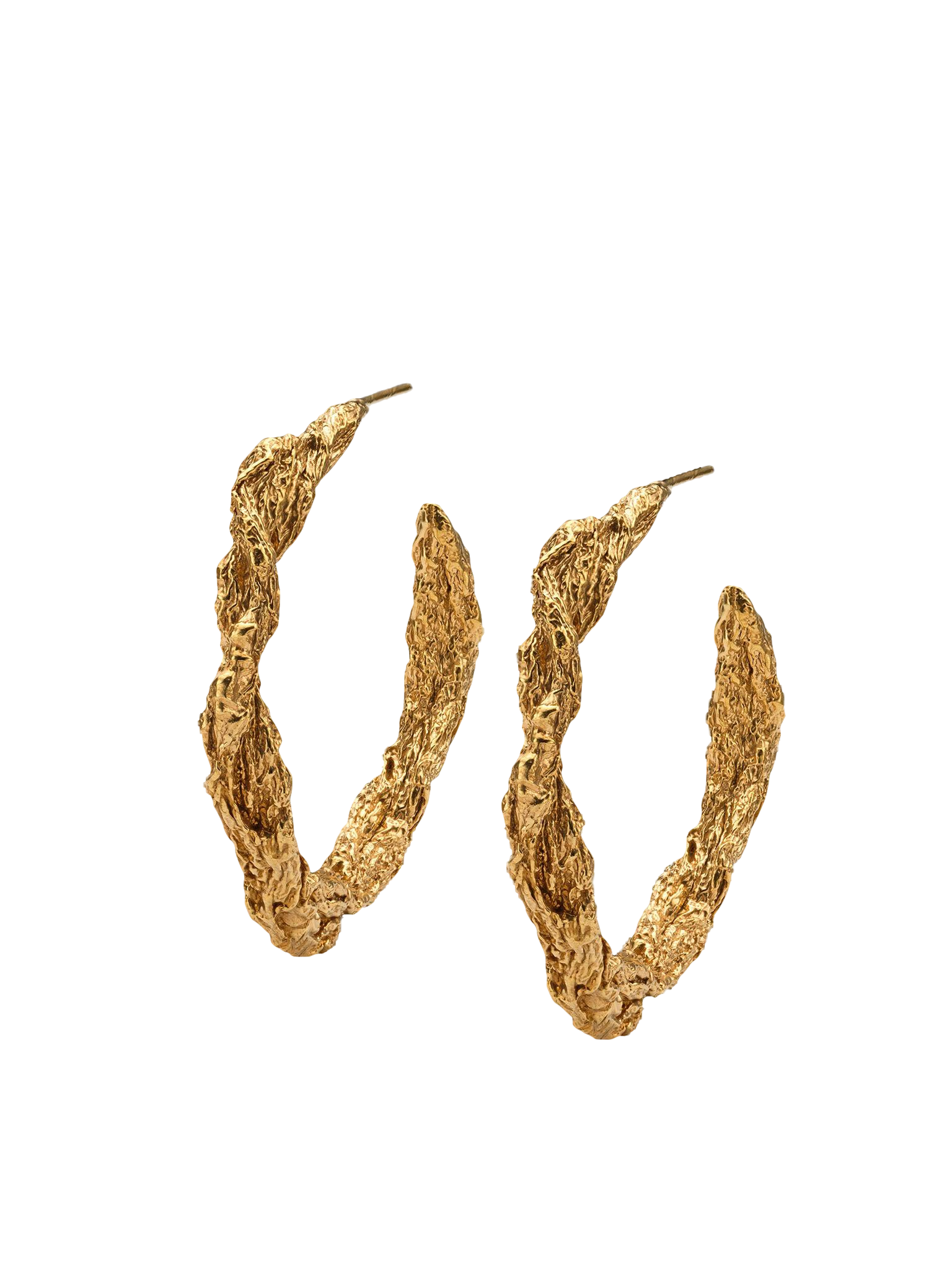 Archaic Hoop Earrings Gold von Eva Remenyi