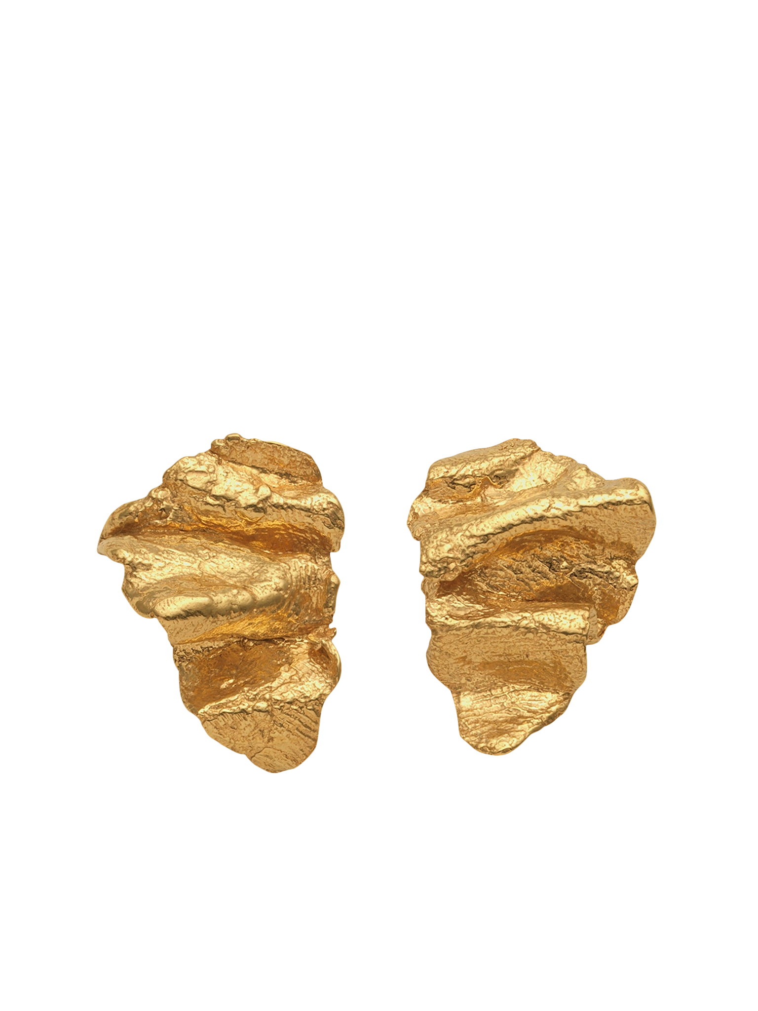 Artemis Wave Earrings Gold - Gold - Eva Remenyi - Earrings Artemis Wave Earrings Gold - Gold - Eva Remenyi - Earrings von Eva Remenyi