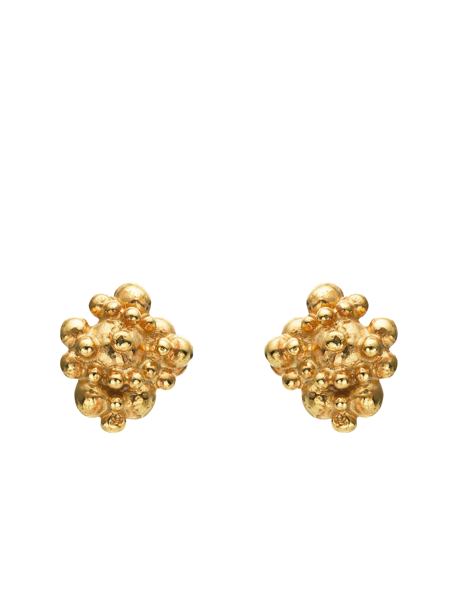Céleste Deux Small Earrings 14ct Gold von Eva Remenyi