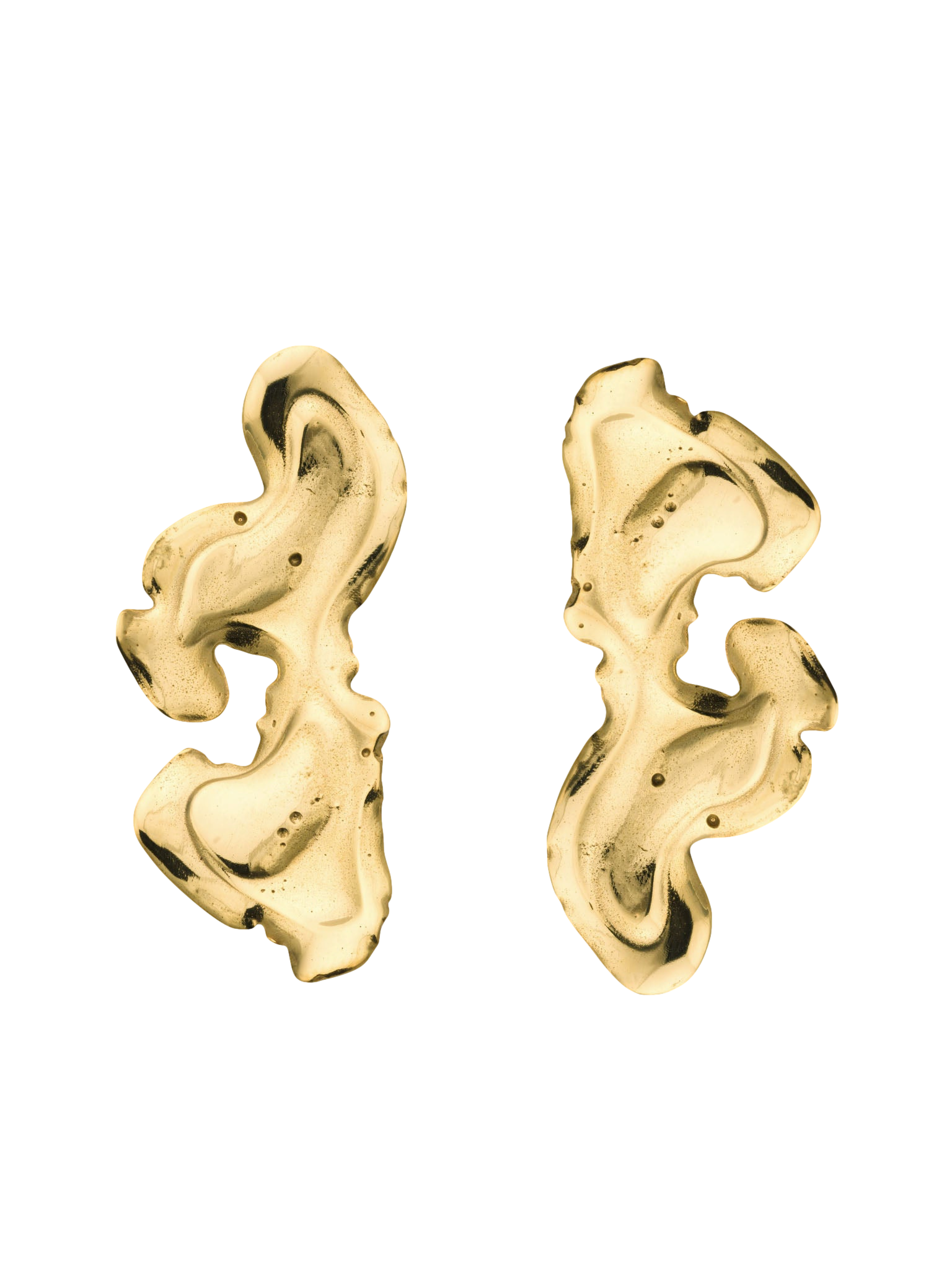 Euphoria Universe Earrings Gold von Eva Remenyi