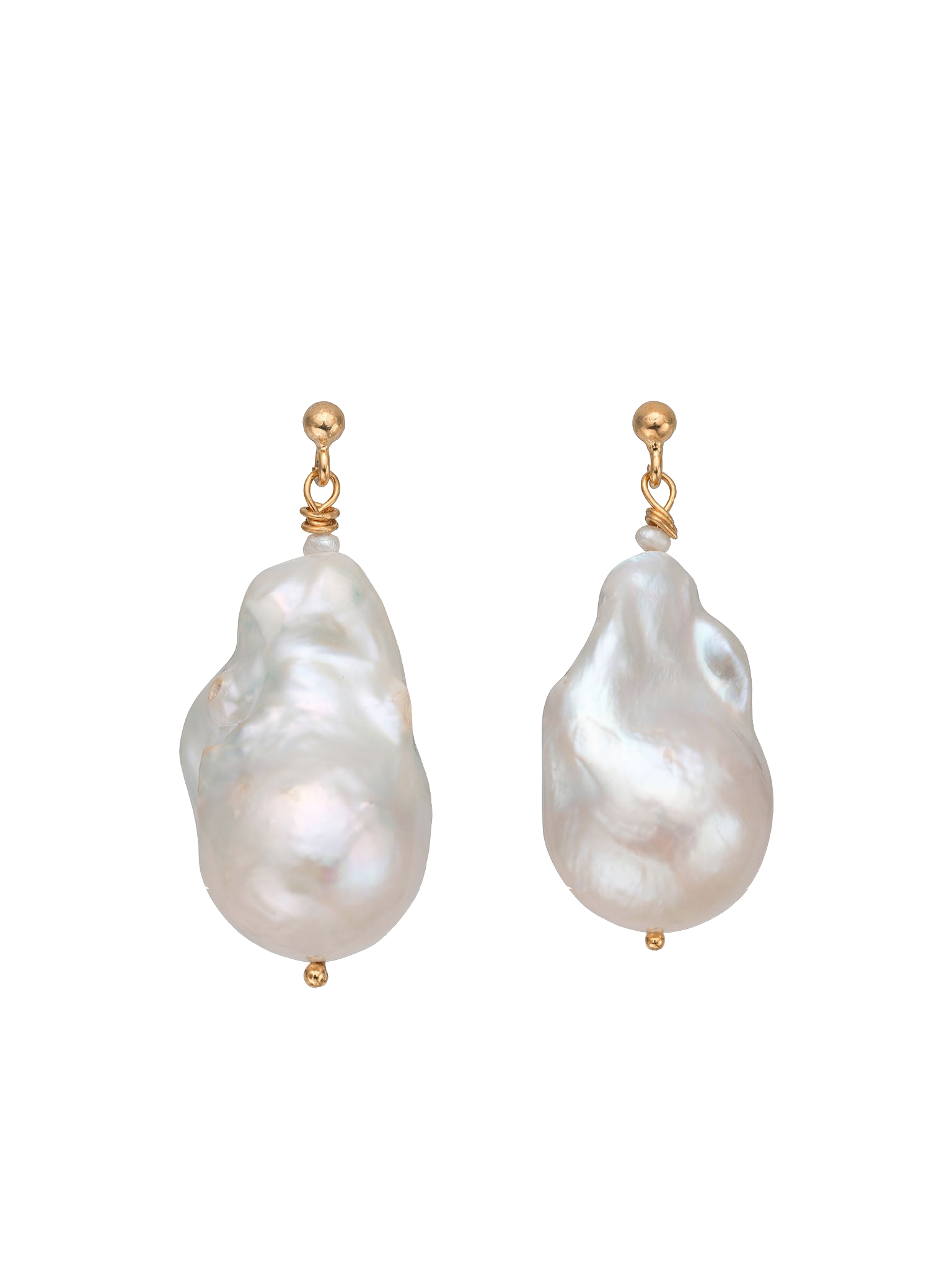 Giséle Baroque Pearl Earrings von Eva Remenyi