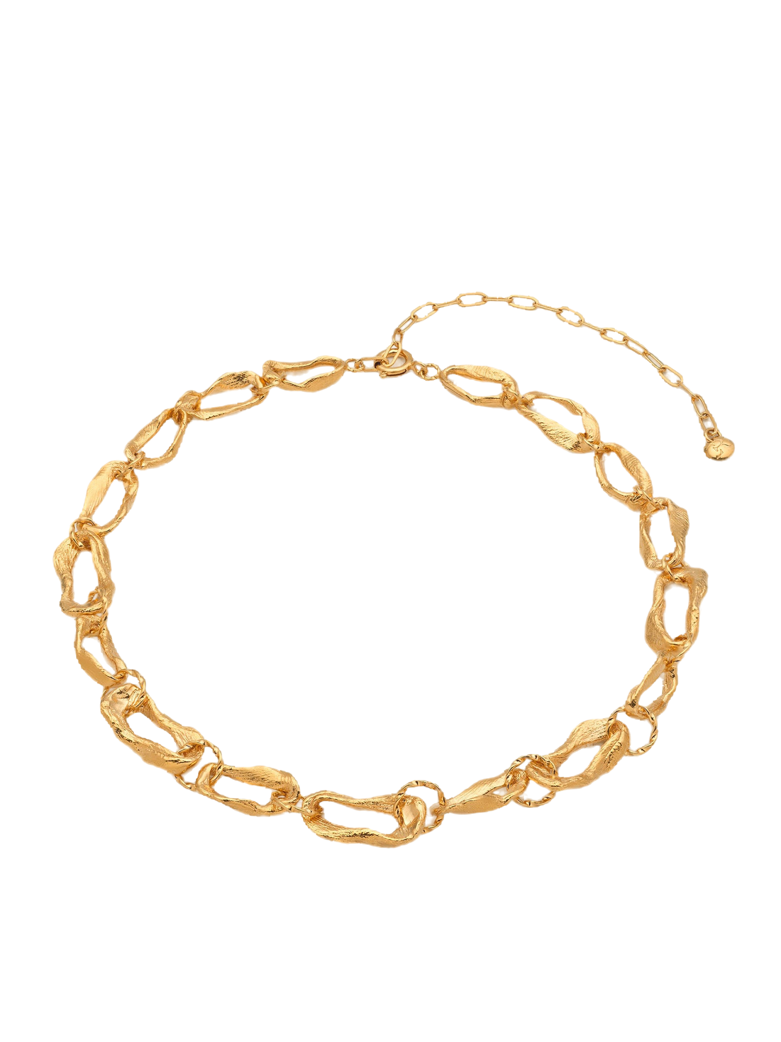 Vacation Chain Choker Necklace Gold von Eva Remenyi