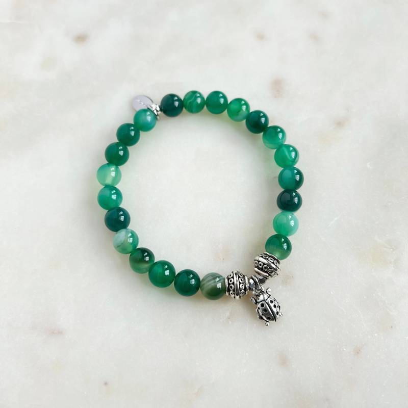 Perlenarmband Geschenk Für Sie Boho Schmuck Frau Dehnbares Armband Edelstein Grün Perlenarmband Geschenk Für Sie Boho Schmuck Frau Dehnbares Armband Edelstein Grün von EvaDaneJewelry