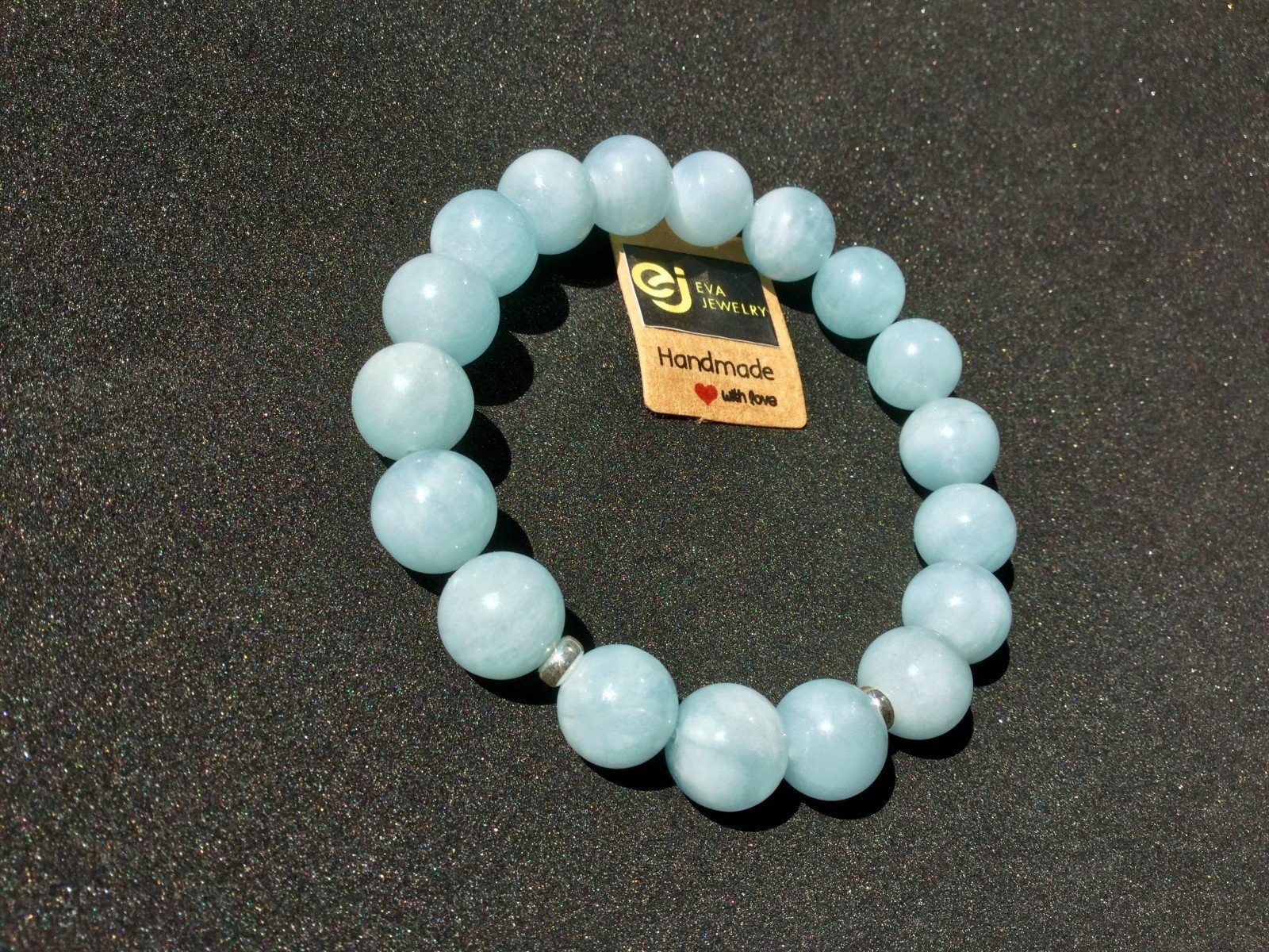 Aquamarin Armband, 10mm, Schmuck, Echte Perlen, März Geburtsstein, Naturalbracelet, Edelstein Schmuck Geschenk Aquamarin Armband, 10mm, Schmuck, Echte Perlen, März Geburtsstein, Naturalbracelet, Edelstein Schmuck Geschenk von EvaJewelryLT