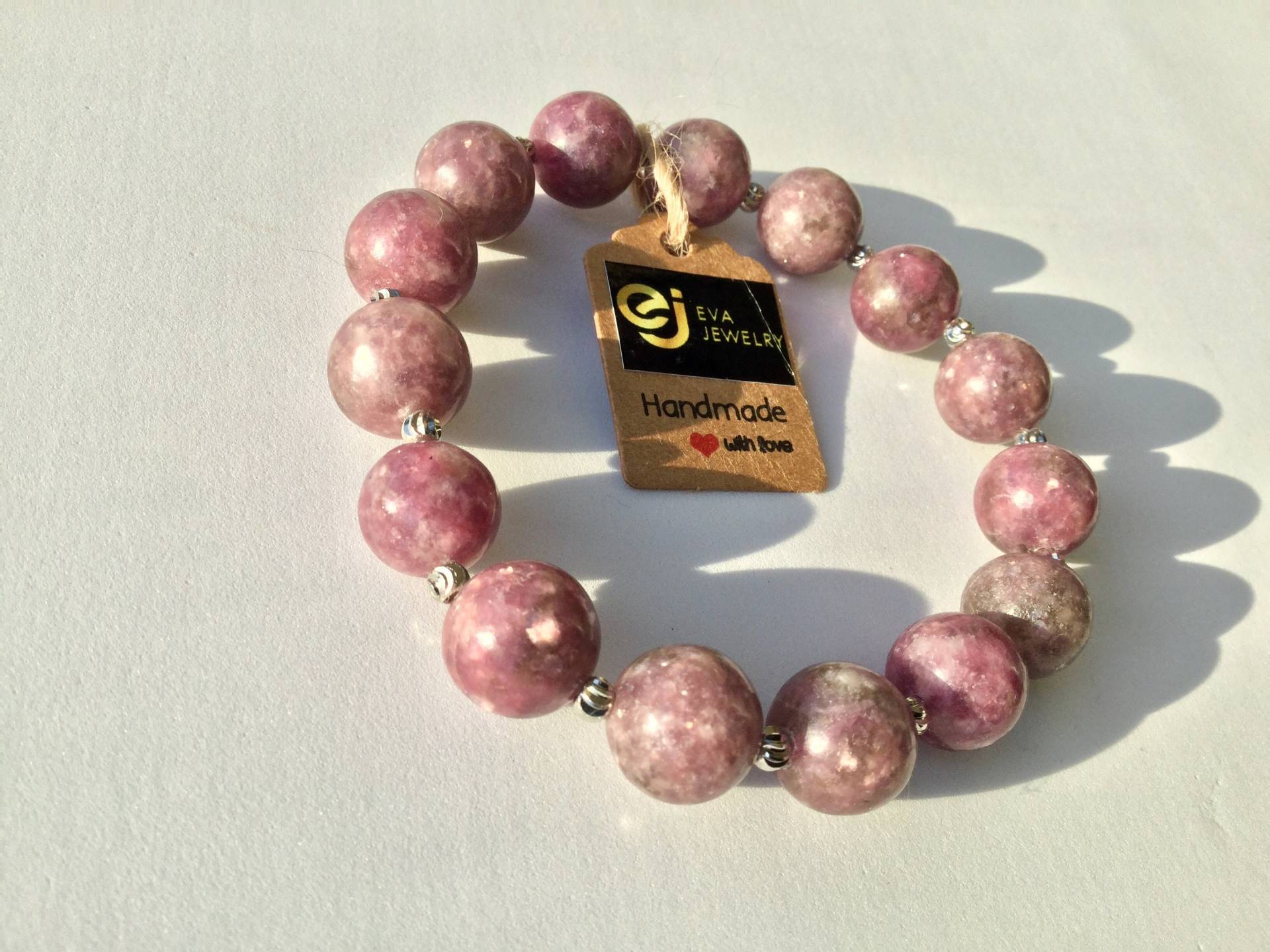 Echte Lepidolitarmband Für Frauen, Chakra Armband, Stress Relief Angst Heilung Handgelenk Mala, Übergang Echte Lepidolitarmband Für Frauen, Chakra Armband, Stress Relief Angst Heilung Handgelenk Mala, Übergang von EvaJewelryLT