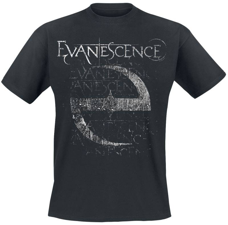 Evanescence T-Shirt - Distressed Stamped - M bis 4XL - für Männer - Größe 4XL - schwarz  - Lizenziertes Merchandise! von Evanescence