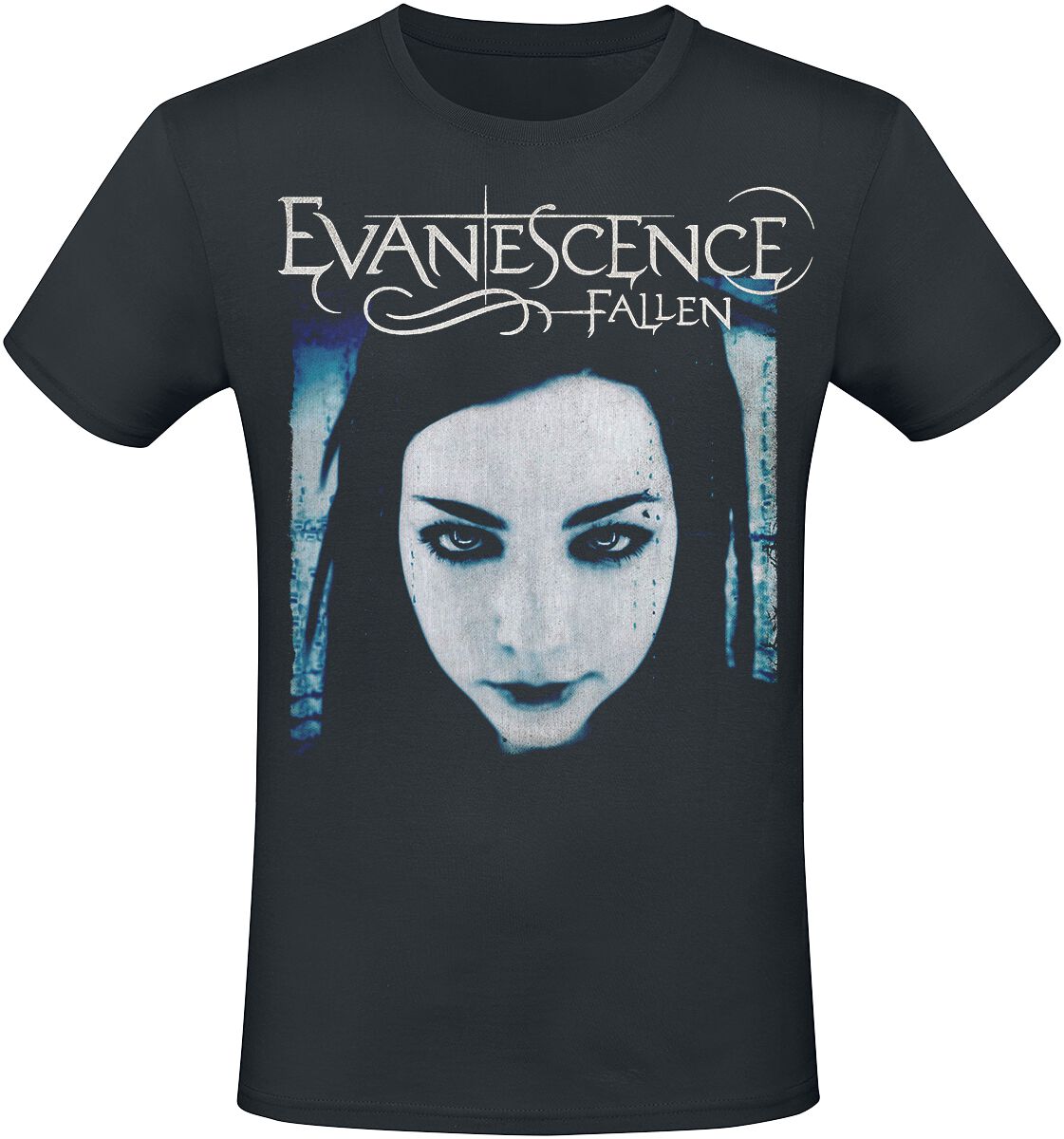 Evanescence T-Shirt - Fallen - S bis XXL - für Männer - Größe L - schwarz  - Lizenziertes Merchandise! von Evanescence