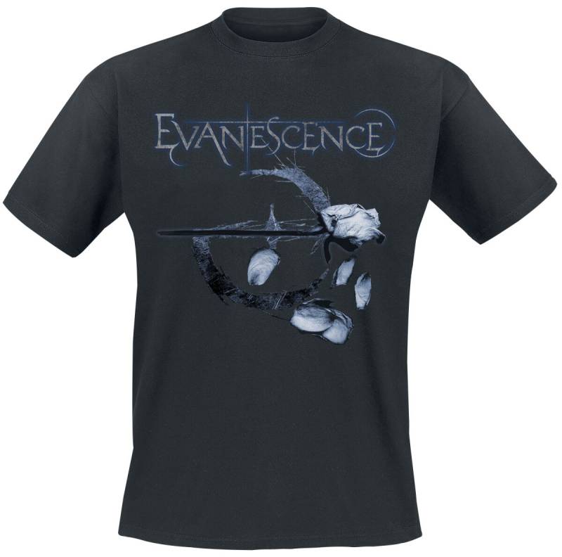 Evanescence T-Shirt - Logo Petals - L bis XXL - für Männer - Größe XXL - schwarz  - Lizenziertes Merchandise! von Evanescence