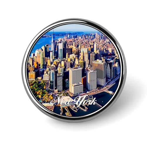 Evans1nism Anstecknadeln aus Emaille, New York City, für Rucksäcke, Standort, patriotische Rucksacknadeln, Staatsliebe, Neuheit, Nationen, Anstecknadeln, Geschenk für Rucksack, Jacken, Hochzeit, von Evans1nism