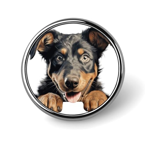 Evans1nism Appenzeller Sennenhund Hund Peeking Emaille Pins Sets Welpe Hund Tier Thema Brosche Pins Hundebesitzer Geschenk benutzerdefinierte Knöpfe Hund Mama Geschenk Abzeichen Pins Modern Revers Pin von Evans1nism