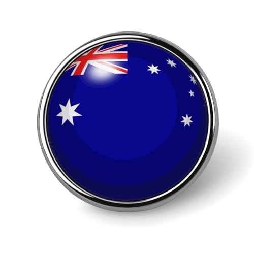 Evans1nism Emaille-Anstecknadeln mit Australien-Flagge, patriotische Flagge, Nationalstolz, für Rucksäcke, patriotische Dekorationen, Knopfnadeln, benutzerdefinierte Knöpfe, helles Abzeichen, von Evans1nism