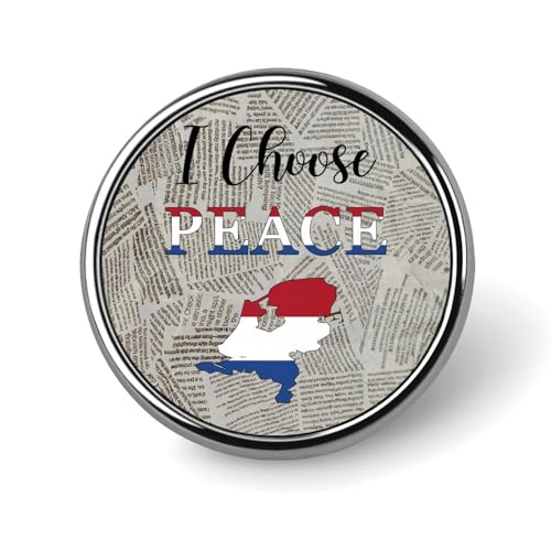 Evans1nism I Choose Peace Russland-Flaggennadeln, Packung mit Länderflaggen, Jeansknöpfe, internationale Feiertagsknöpfe für Jeans, Urlaubsflaggen, Knopfnadeln, helle Anstecknadeln, Zubehör für von Evans1nism