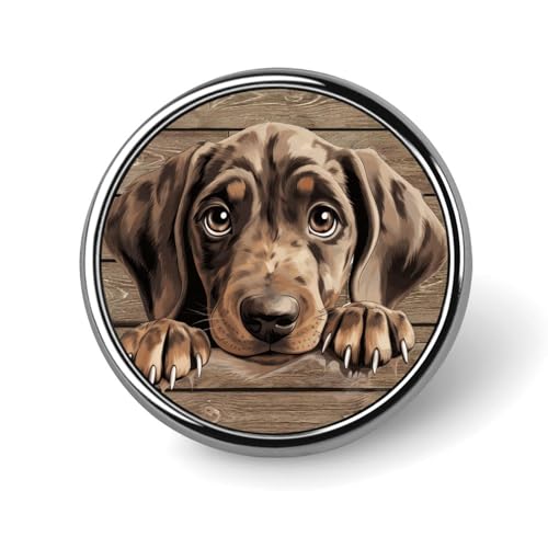 Evans1nism Pointer Dog Peeking Pins Sets Hundebesitzer Geschenk Haustier Tier Pins für Rucksäcke Tier Welpen Rucksack Pins Tierthema Badge Pins Klassische Pins für Kleidung Taschen Jacken Zubehör, 1 von Evans1nism