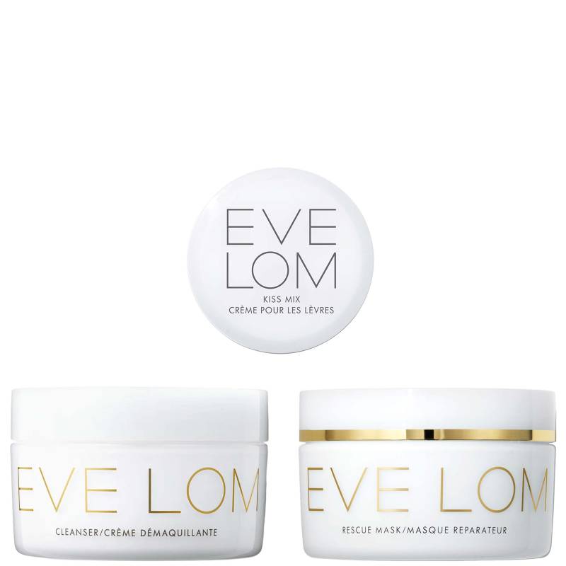 Eve Lom Cleanser, Rescue Mask & Kiss Mix Lip Protect Trio von Eve Lom