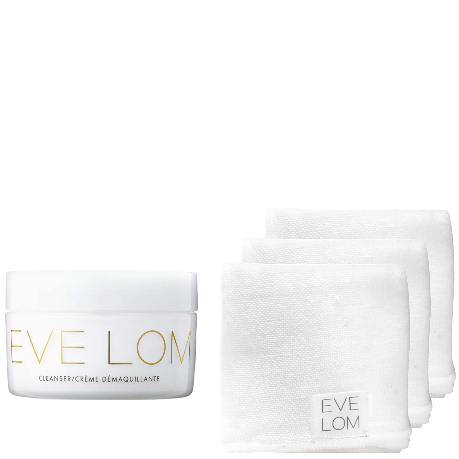 Eve Lom Cleanser and Muslin Cloths 3-Pack Duo von Eve Lom