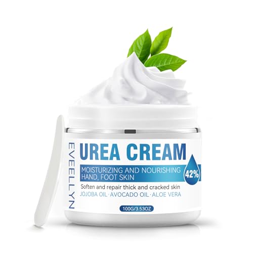 Eveellyn Urea Creme 40 Prozent, Urea Fuß- & Handcreme für trockene rissige Hornhautentferner, pflegt weiche für trockene und harte Haut, 100 g Eveellyn Urea Creme 40 Prozent, Urea Fuß- & Handcreme für trockene rissige Hornhautentferner, pflegt weiche für trockene und harte Haut, 100 g von Eveellyn