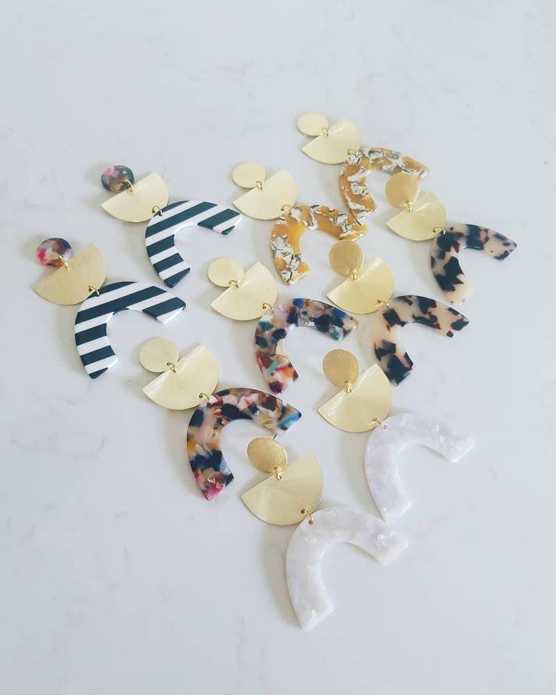 Tatjana Ohrringe. Gold Gebürstet Boho-statement-Ohrringe Tatjana Ohrringe. Gold Gebürstet Boho-statement-Ohrringe von EveilleJewelry