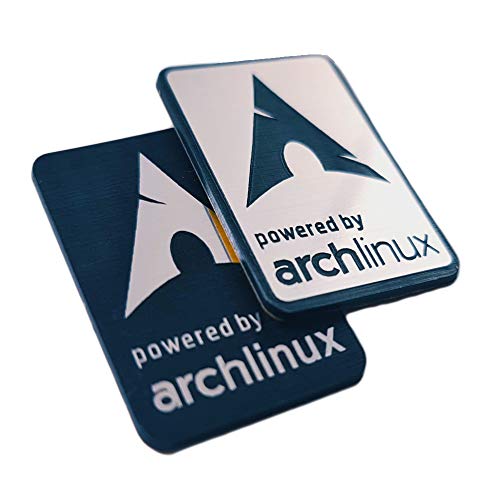 Arch Linux Aufkleber Case Badge - 37mm x 25mm von LINUX