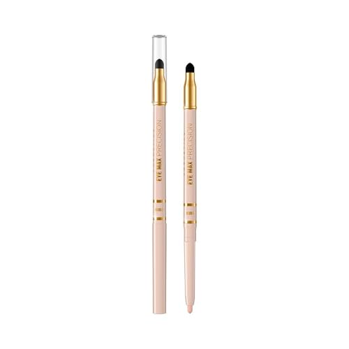 Eveline Cosmetics Eye Max Precision Automatischer Augenstift mit Smudger - Nude | Langanhaltend, Vielseitig & Cremige Textur von EVELINE COSMETICS