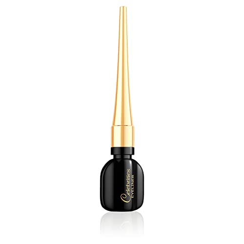 Eveline Cosmetics Celebrities Ultrapräziser Eyeliner im Tintenfass, 3 ml, Braun von Eveline Cosmetics