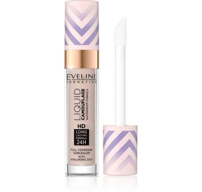 Eveline Cosmetics Concealer Liquid Camouflage Wasserfester Concealer mit Hyaluronsäure von Eveline Cosmetics