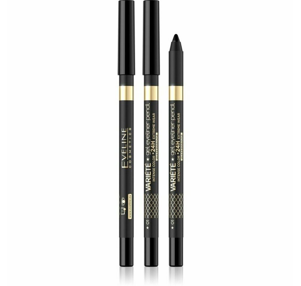 Eveline Cosmetics Eyeliner Variete Eyeliner Bleistift Nr. 01 schwarz 1St. Eveline Cosmetics Eyeliner Variete Eyeliner Bleistift Nr. 01 schwarz 1St. von Eveline Cosmetics