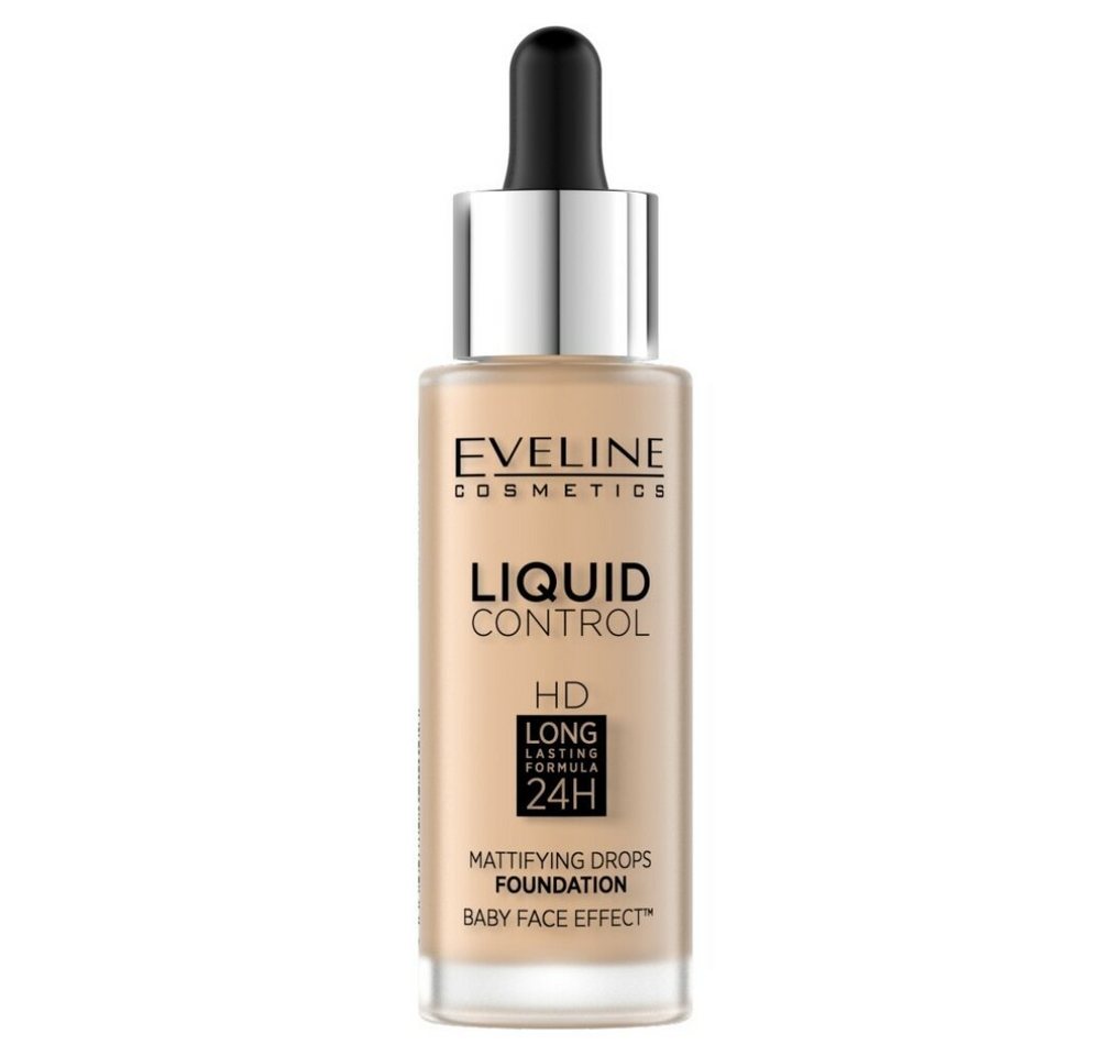 Eveline Cosmetics Foundation Liquid Control HD Face Primer mit Tropfer Nr. 011 natur 32ml Eveline Cosmetics Foundation Liquid Control HD Face Primer mit Tropfer Nr. 011 natur 32ml von Eveline Cosmetics